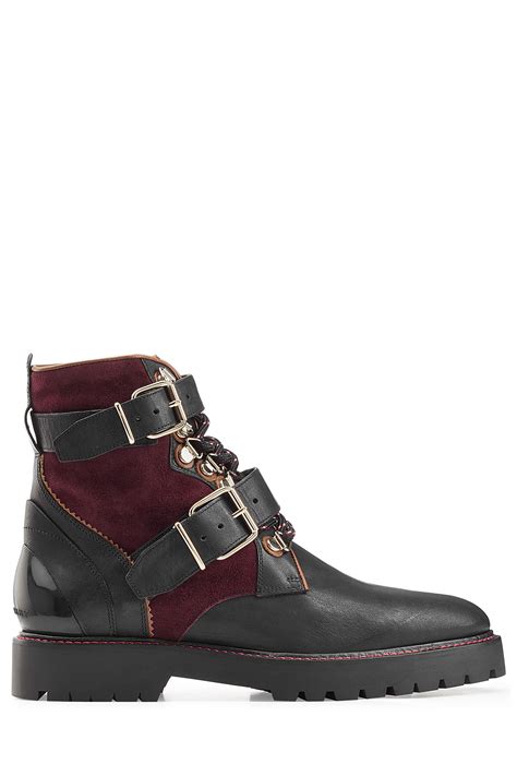 burberry boots red lining